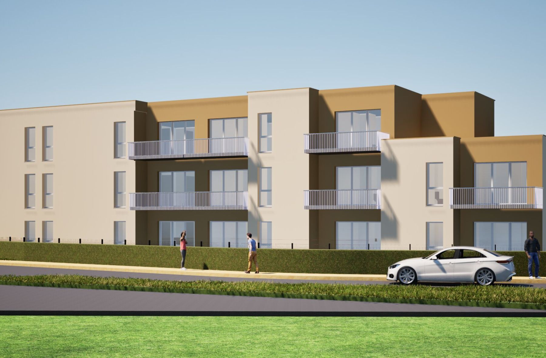 image adn 1 : Construction de 2 bâtiments de 29 logements collectifs – Hermanville-sur-Mer