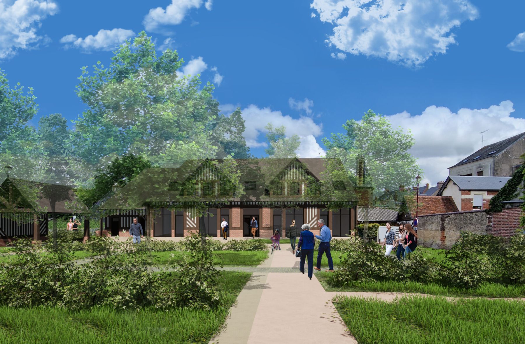 image adn 1 : Démolition et reconstruction du bâtiment Adam et réaménagement de ses abords