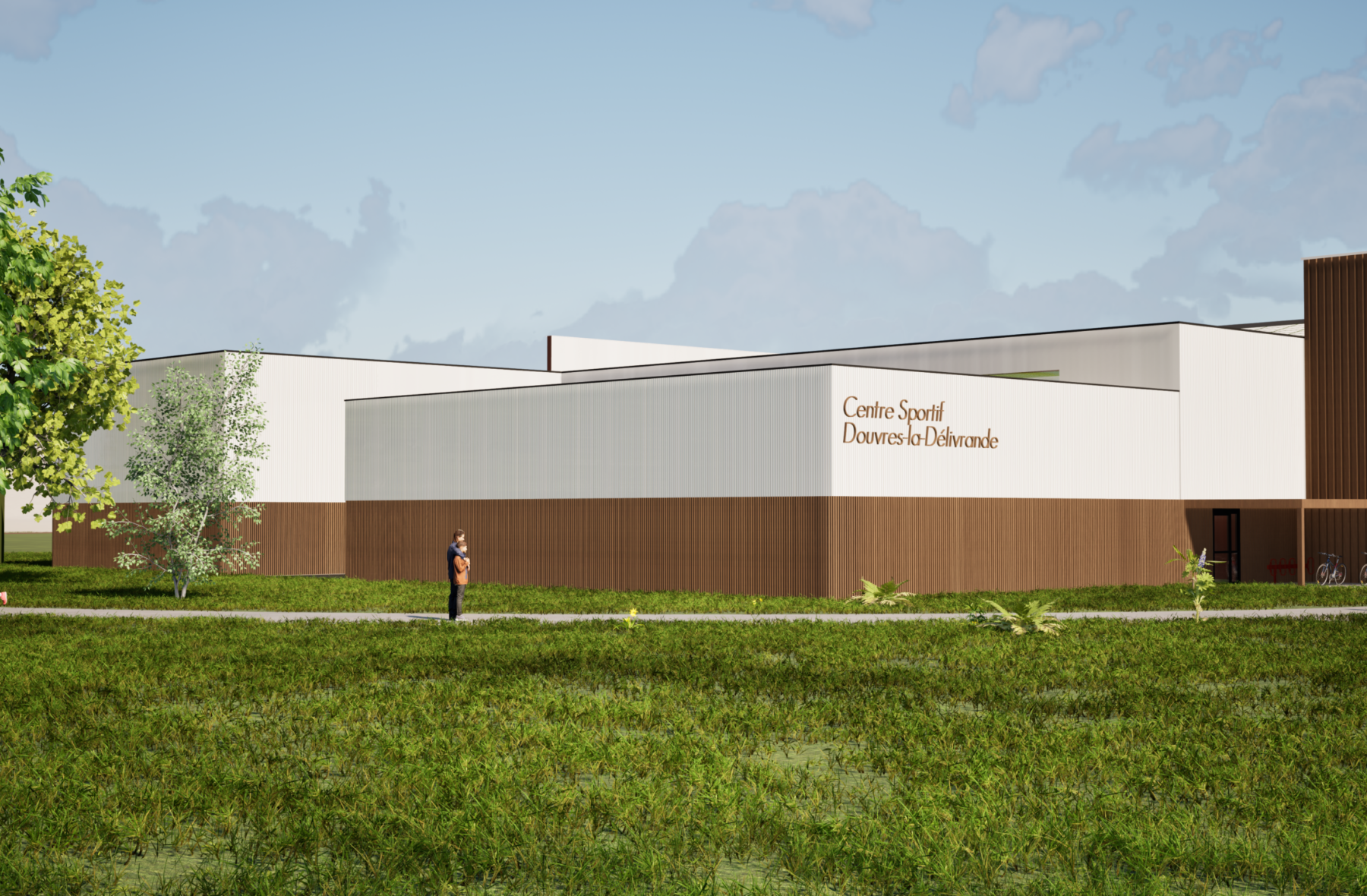 image adn 1 : Rénovation énergétique et extension de la Halle des Sports Clément Moisy à Douvres la Délivrande