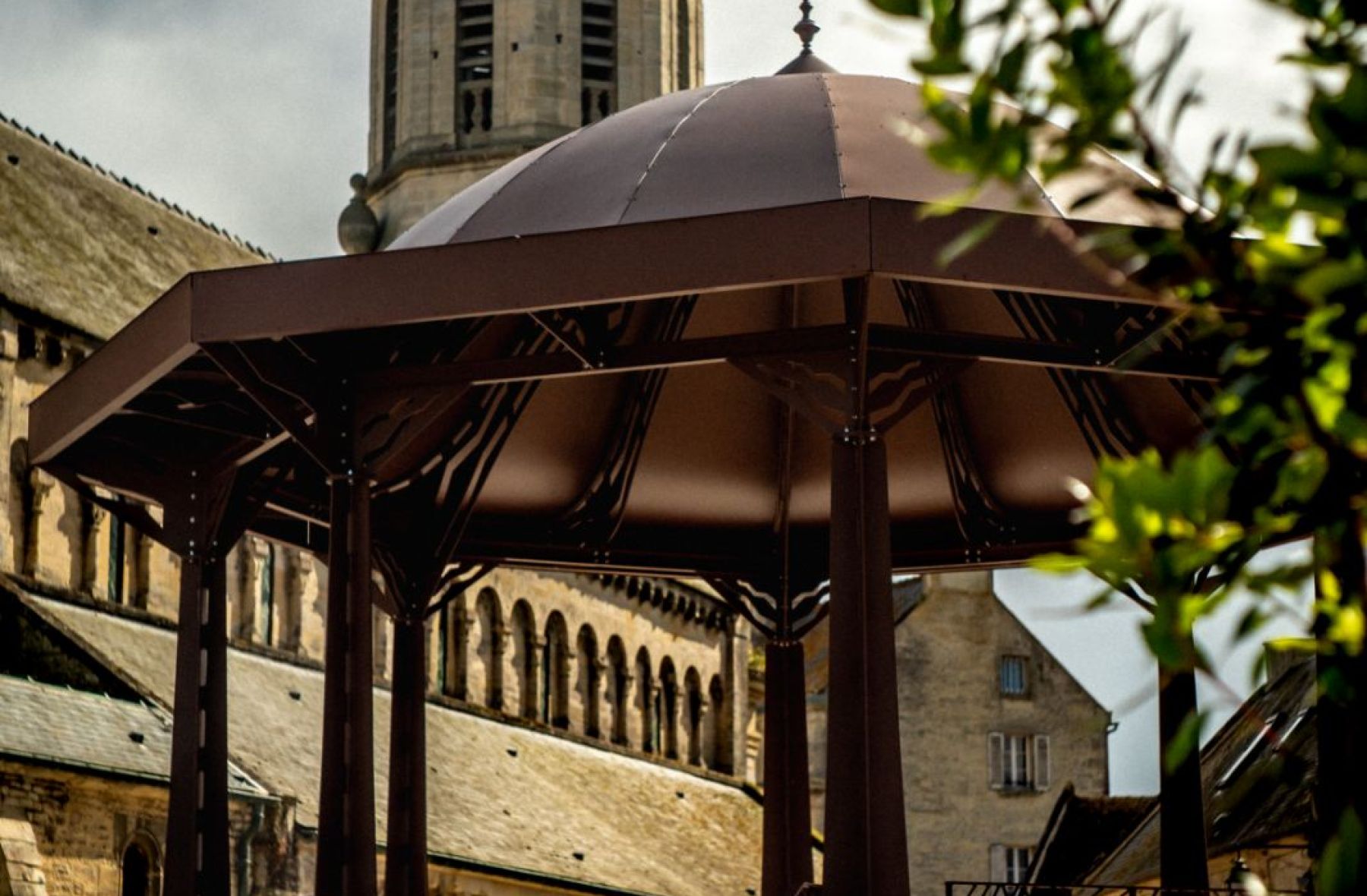 image adn 1 : Construction du Kiosque de Creully